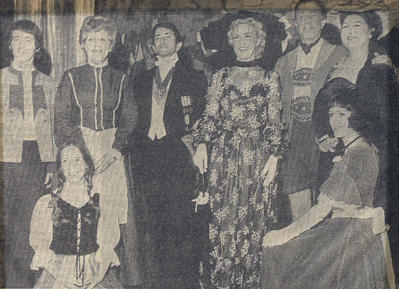 Alan Baldwin, Alexandra Griffiths, Moyra Davies, Tony Glister, Marion McKerrigan, Ivor Wylie, Dawn Burgess, Pat Henderson