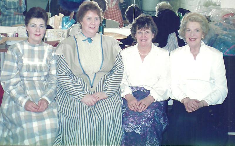 Helen Banton, Margaret Jones, Pam Johnston, Lurline Laycock