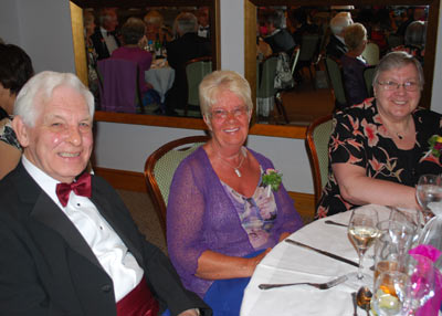 Brian Gibbons, Carole Garland and Evelyn Clowes