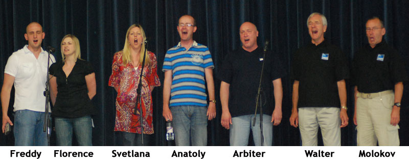 Mark Gardner, Sarah Hardman-Gardner, Samantha Arnold,  Paul Kirkbright, Bill Seabury, Mike Ellis, Tony Clare