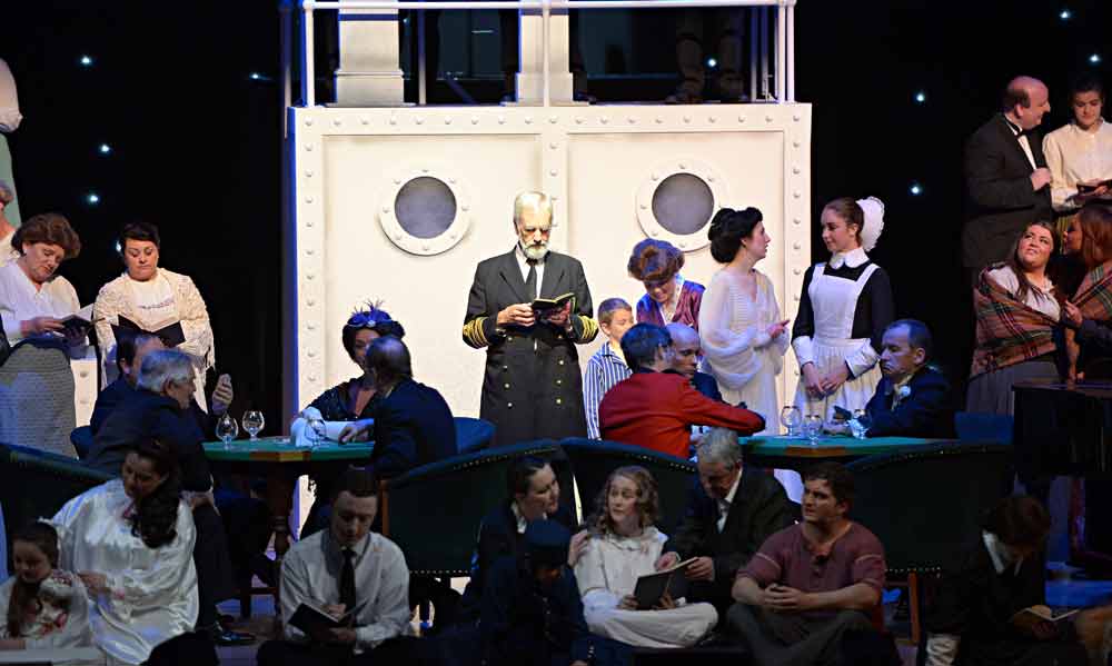 Mike Ellis and passengers